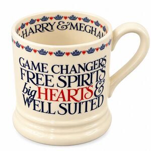 Emma Bridgewater Mug Harry & Meghan May 2018 Game Changers Free Spirits England